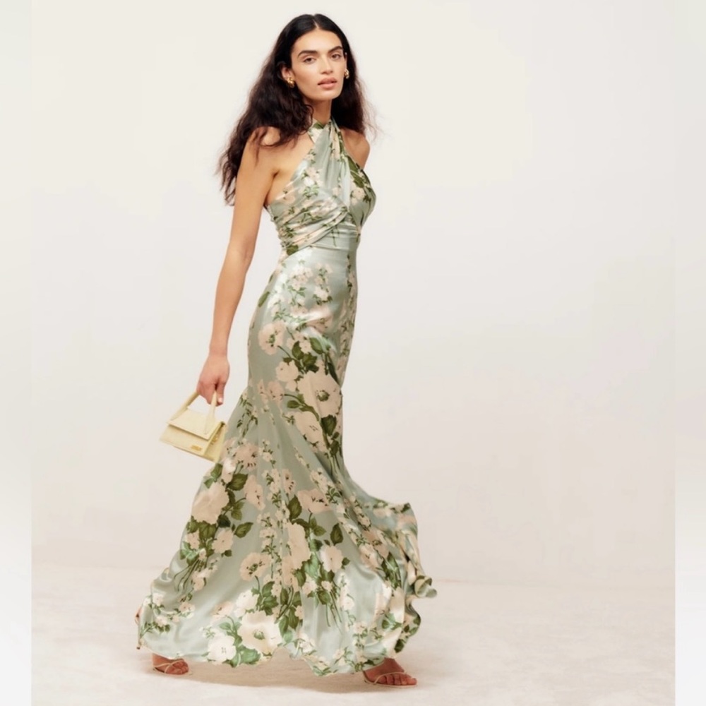 Reformation Size 8 Floral Formal Dress